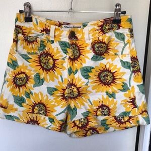 American Apparel Sunflower high waisted shorts, size 26/27